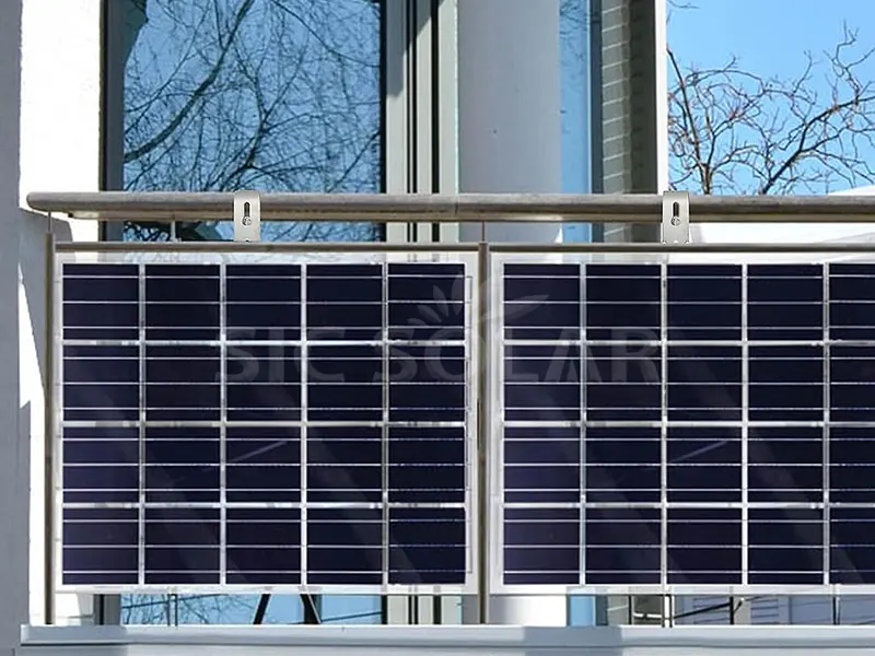 Sistem Pemasangan Panel Suria Balkoni 1KW Di Luxembourg