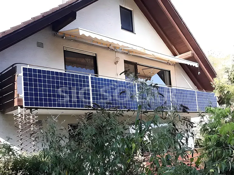 Pendakap Balkoni Suria 2.5kw Di Denmark