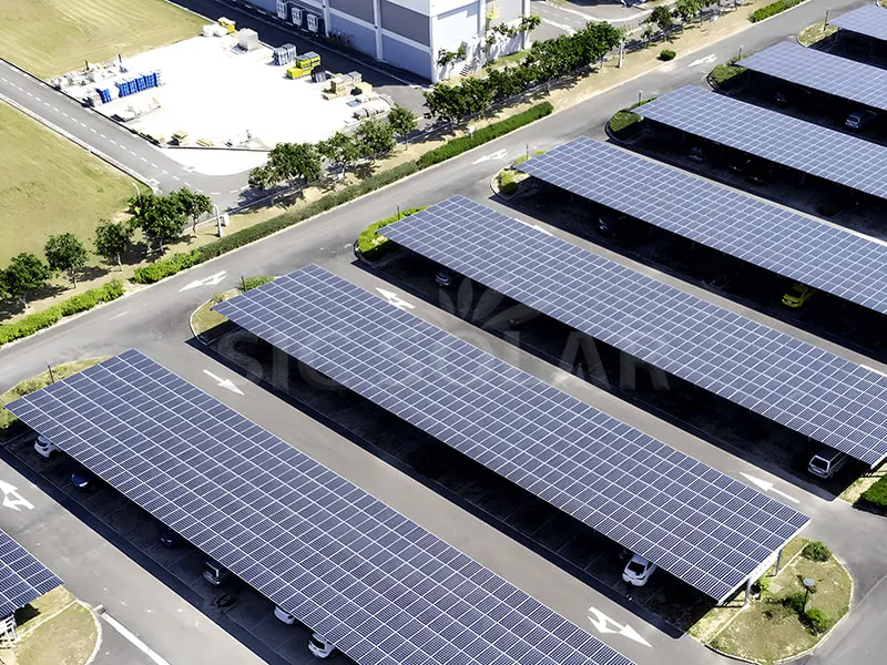 Sistem Pendakap Carport Aluminium Solar 2MW