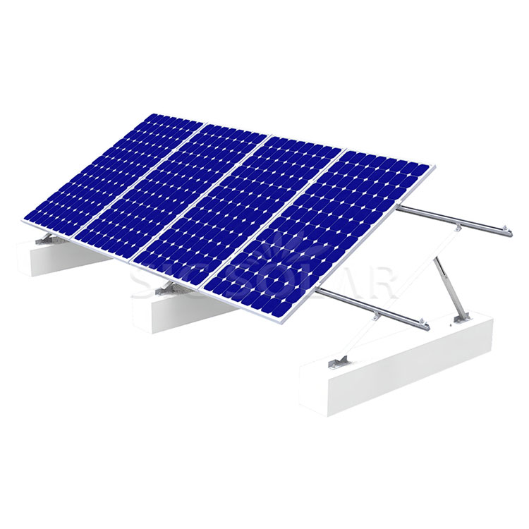 Pemasangan Solar Segi Tiga Boleh Laras