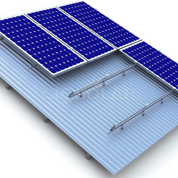 L Bumbung Logam Kaki Lekap Solar