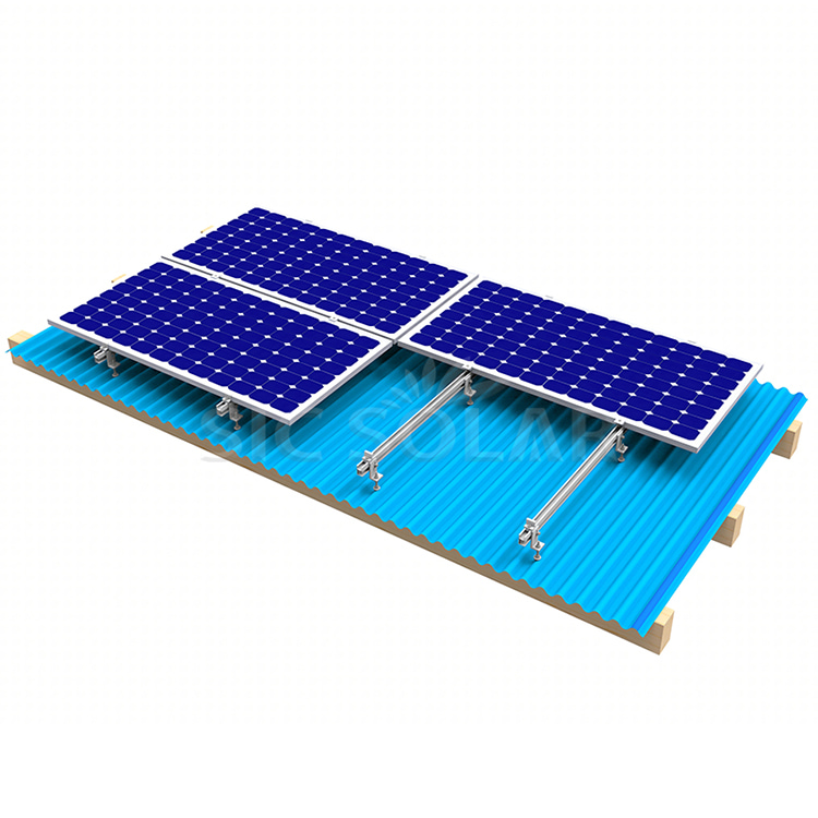 Pendakap Pemasangan Solar Bumbung Logam